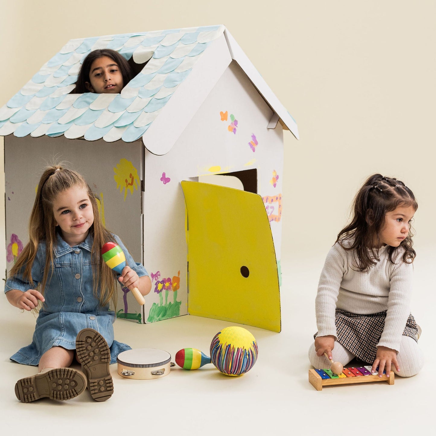 Scalloped Cardboard House