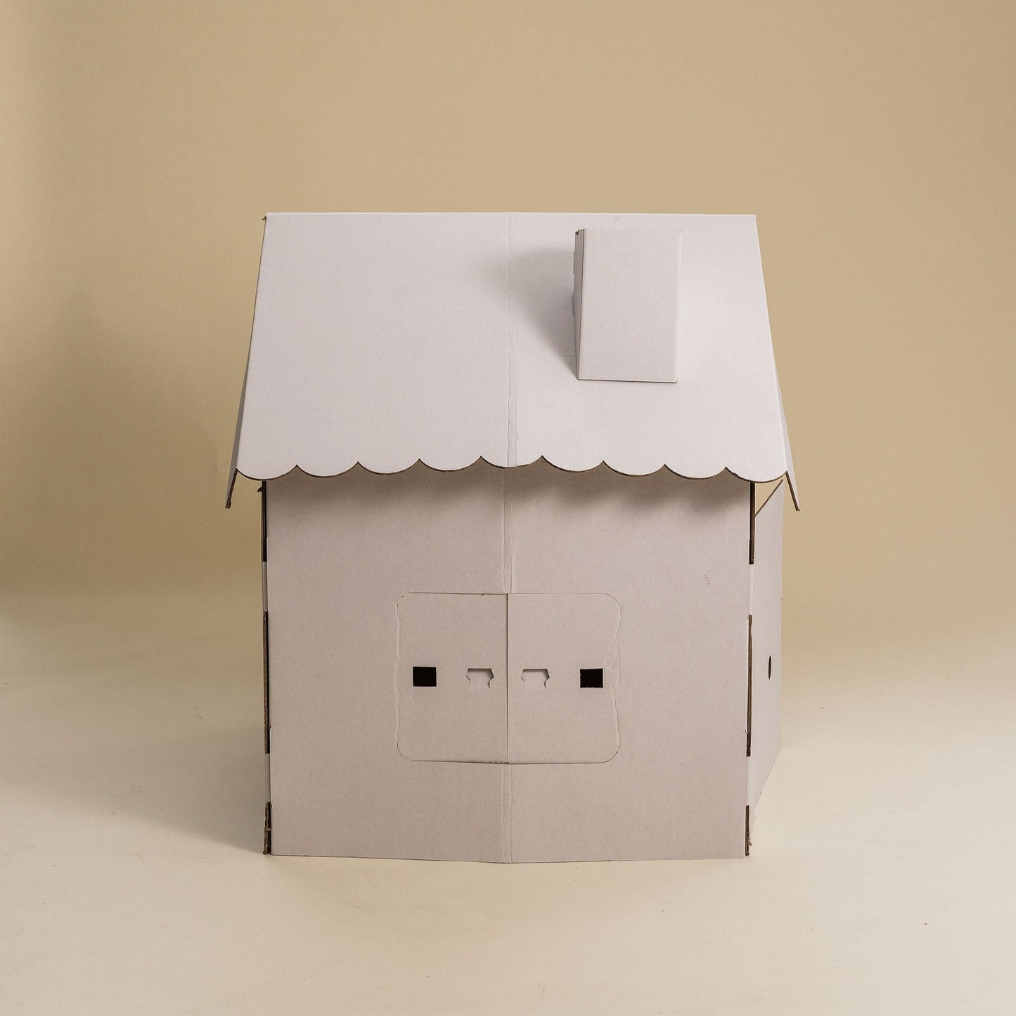 Scalloped Cardboard House
