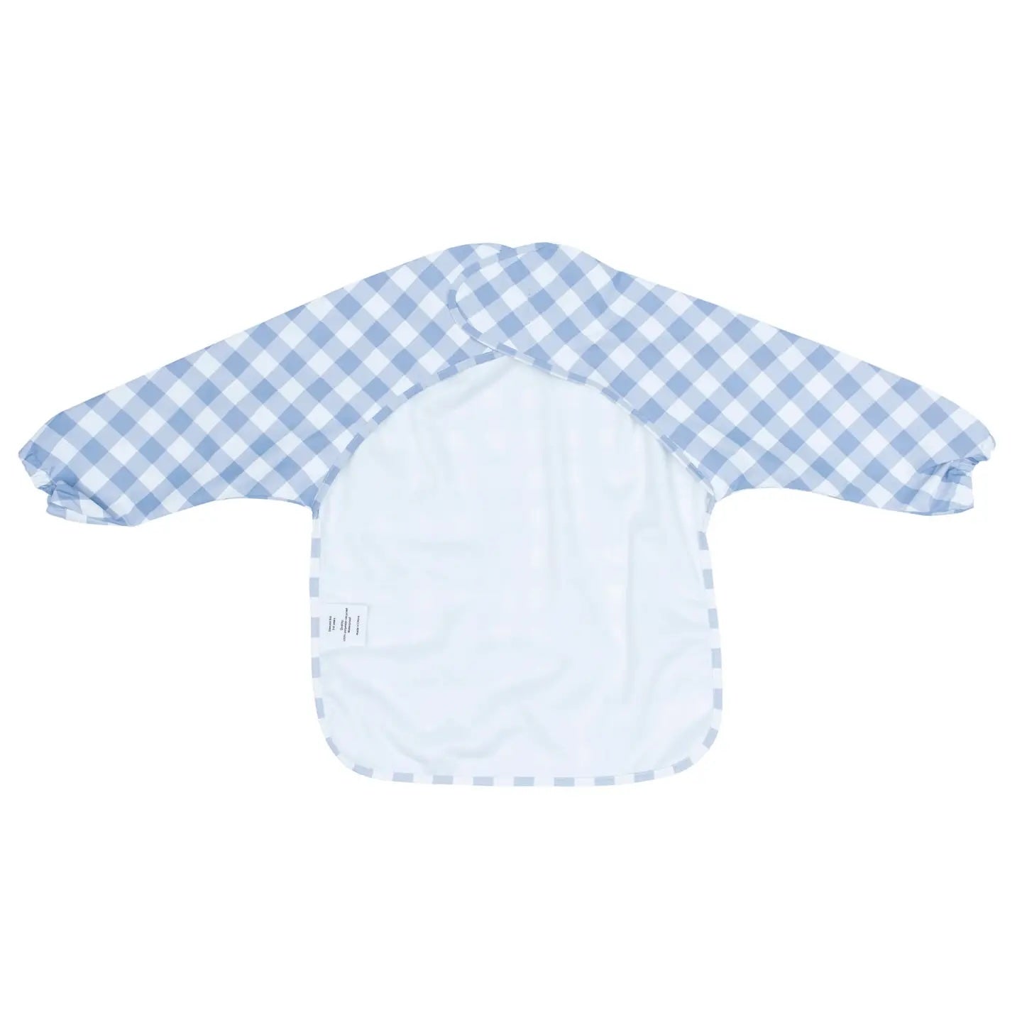 Messie Smock Bib – Blue Gingham