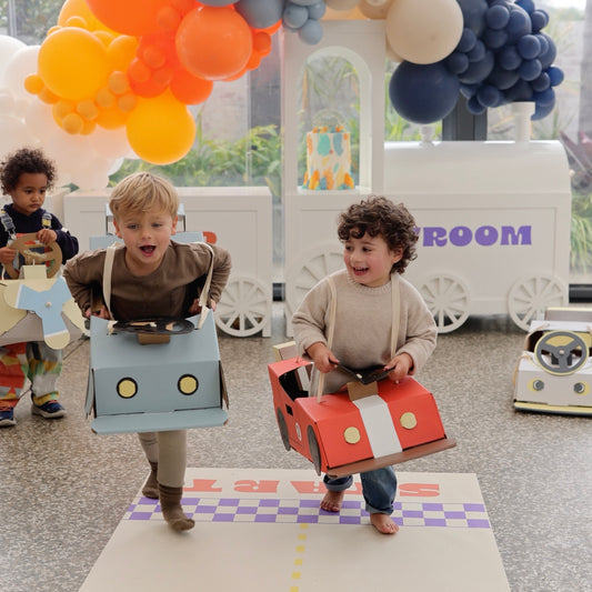 Vroom, Vroom, Let's Celebrate: A Transportation-Themed Birthday Party with Les Petite Artistes