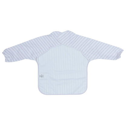 Messie Smock Bib – Lilac Stripe